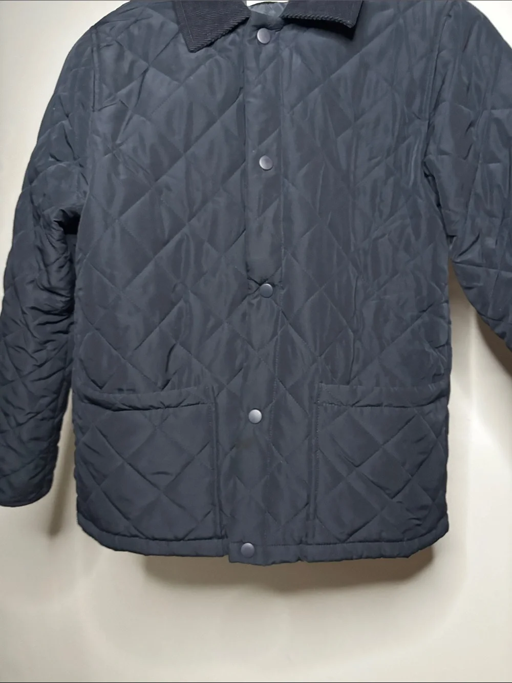 Mango Quilted Navy Puffer Jacket Women’s XS Kids Size 12